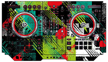 Numark NS 7 II Skin Fractor Green